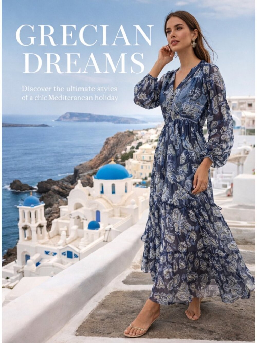 Unsubscribed Romantic Paisley Maxi Dress Navy Size 6 New With Tags